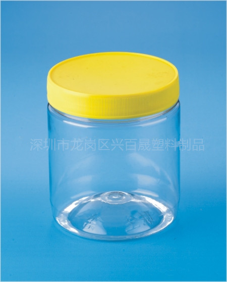 廠家批發(fā)食品包裝塑料瓶 透明塑料瓶花茶罐點(diǎn)心罐810ml食品包裝罐