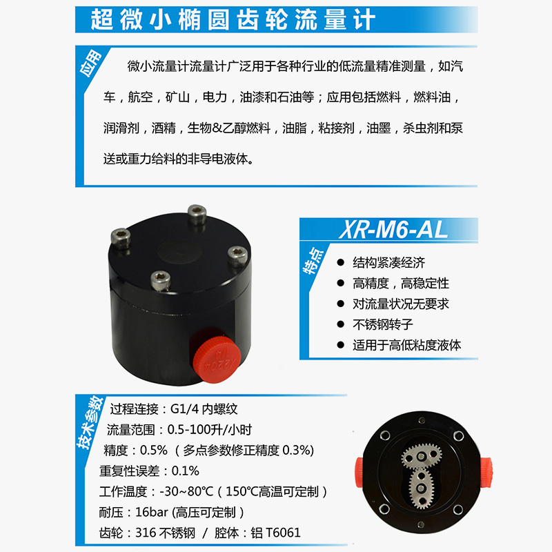 供應(yīng)XRM6AL微小橢圓齒輪流量計(jì) 齒輪流量傳感器廠家報(bào)價(jià)