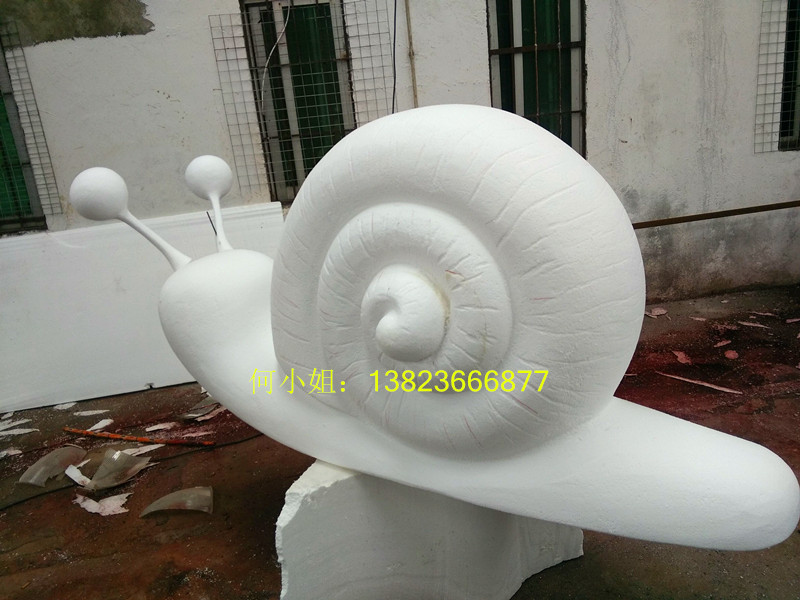 供應(yīng)用于園藝擺件的玻璃鋼景觀蝸牛雕塑  玻璃鋼動(dòng)物雕塑