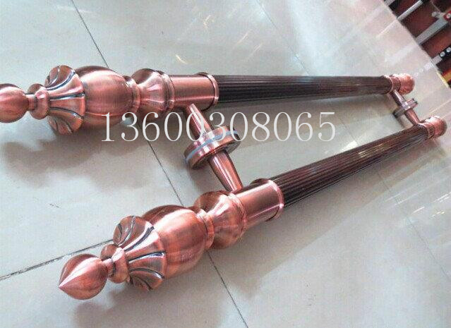 供應(yīng)新疆酒店大門歐式不銹鋼拉手廠家