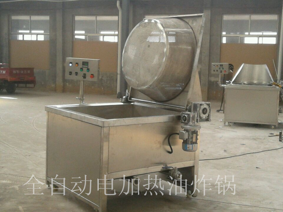 供應用于炸制各種食品|油炸雞叉|油炸雞排的全半自動燃氣電加熱油炸鍋工藝精湛