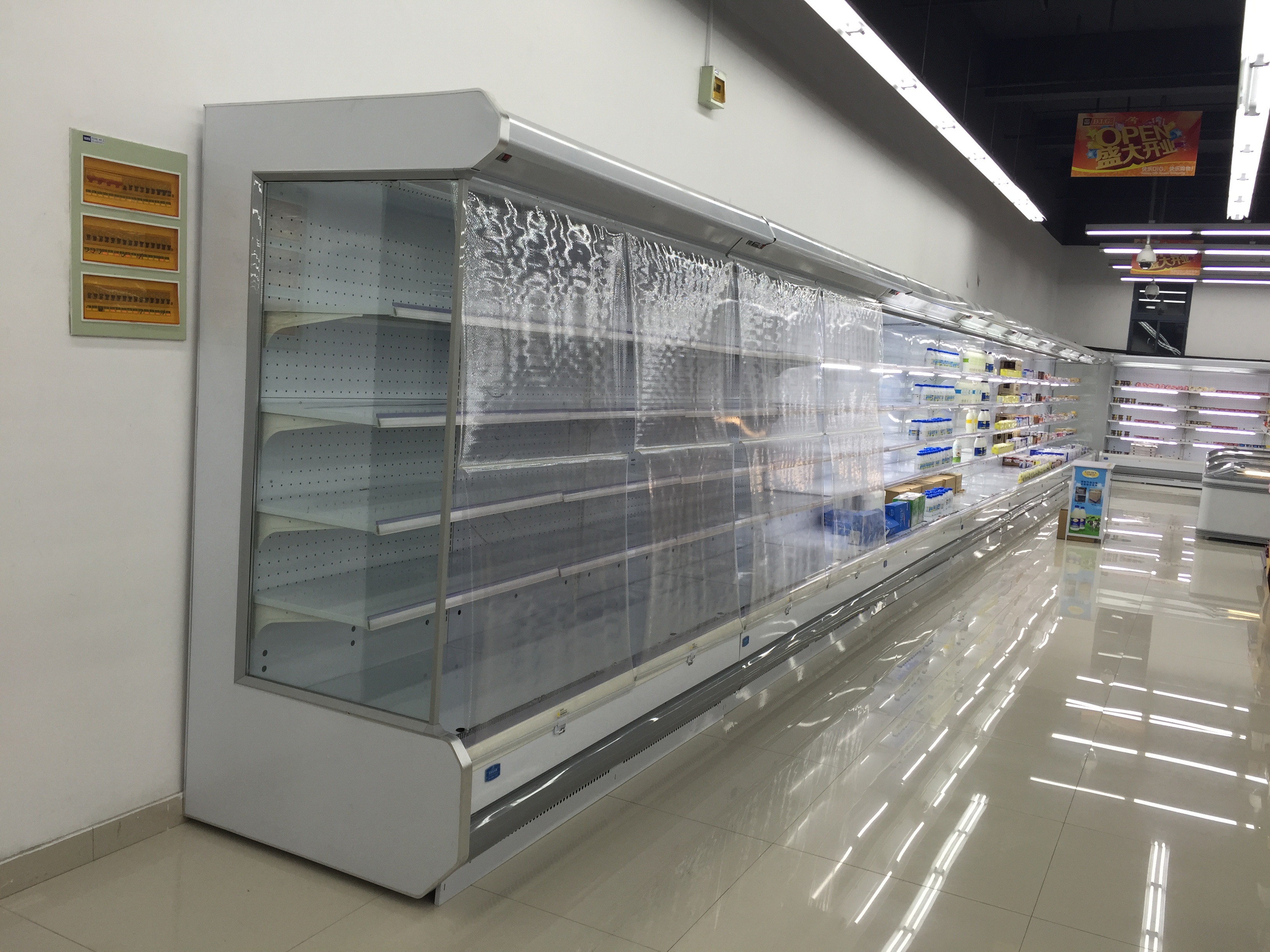 供應(yīng)超市、酒店、西餐廳風幕柜