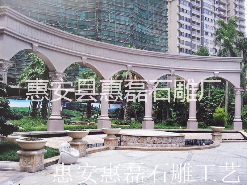 供應(yīng)用于城市小區(qū)建設(shè)的石雕廠家生產(chǎn) 石門(mén)坊石雕