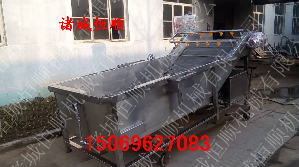 供應(yīng)不銹鋼果蔬氣泡清洗機(jī) 渦流噴淋清洗機(jī)