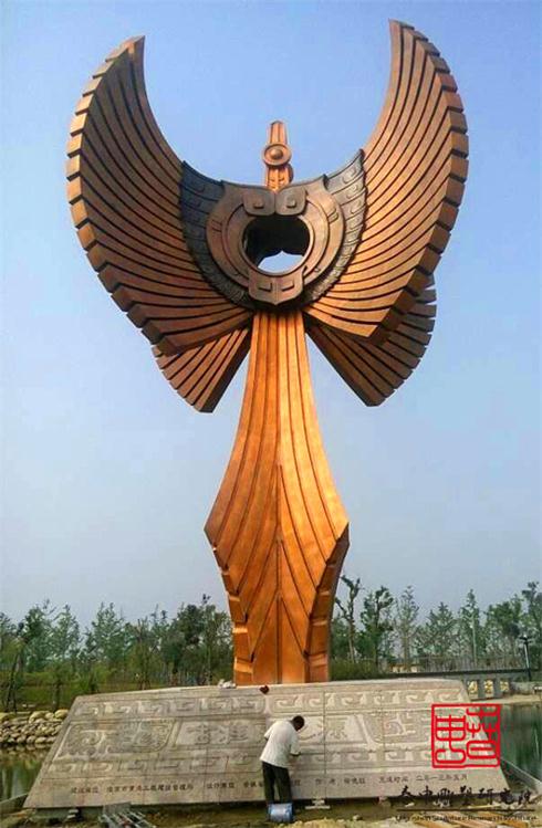 供應(yīng)安徽大型景觀雕塑設(shè)計制作廠家定制不銹鋼雕塑廣場石材雕塑公園景觀雕塑小品主題雕塑