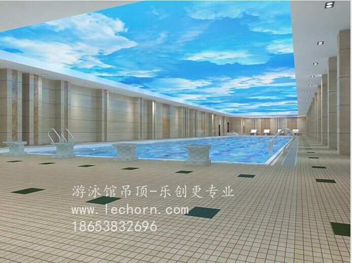 供應(yīng)用于游泳館吊頂|洗浴吊頂|展示燈箱的軟膜天花