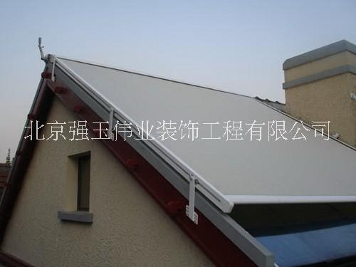 陽光房戶外遮陽蓬/玻璃房頂遮陽布/陽光房戶外棚/陽光房天幕簾