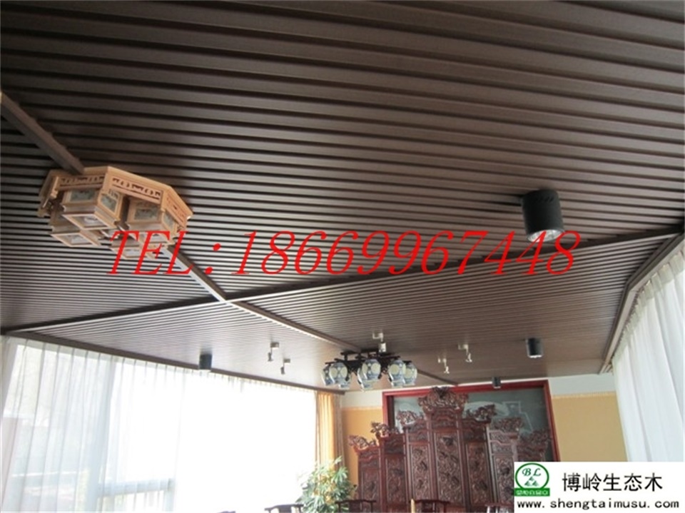 供應(yīng)生態(tài)木吸音板品牌 生態(tài)木吸音板廠