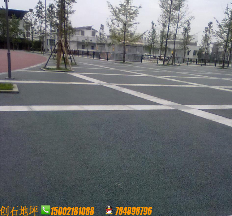 透水地坪材料 彩色透水地坪 彩色透水混凝土 透水路面