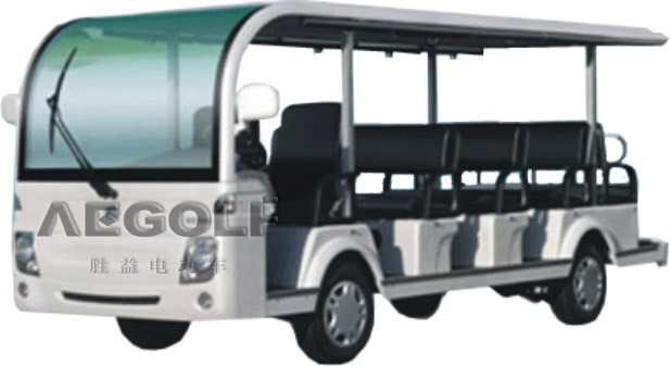 供應(yīng)14座電動觀光車 旅游代步車 接待車   福田