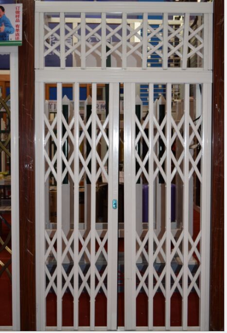 佛山供應(yīng)鋁合金拉閘門1.2厚5.5寬*的鋁合金拉閘門 佛山廠家直銷灰色鋁合金拉閘門