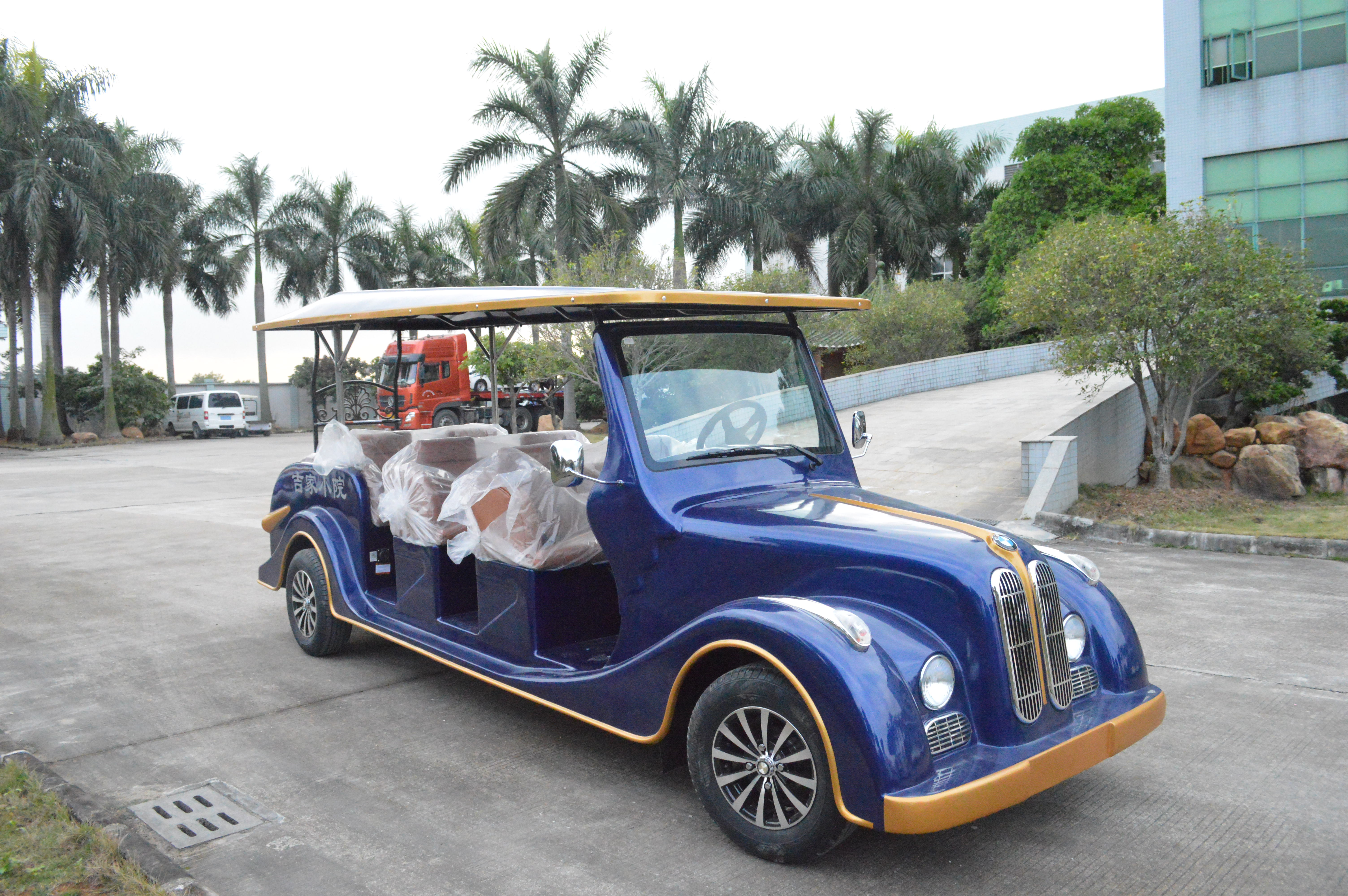 揚(yáng)州市電動觀光老爺車價格 8座電動老爺車【2016新型號】