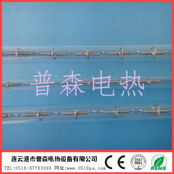 耐高溫透明石英玻璃鹵素紅外加熱管 紅外線鹵素石英電熱管 透明石英玻璃電加熱燈管