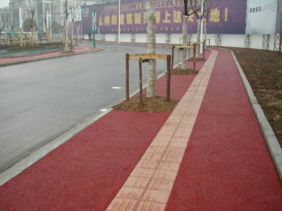 盼石打造江西市政景觀道路江西市政景觀道路裝修藝術(shù)透水混凝土地坪