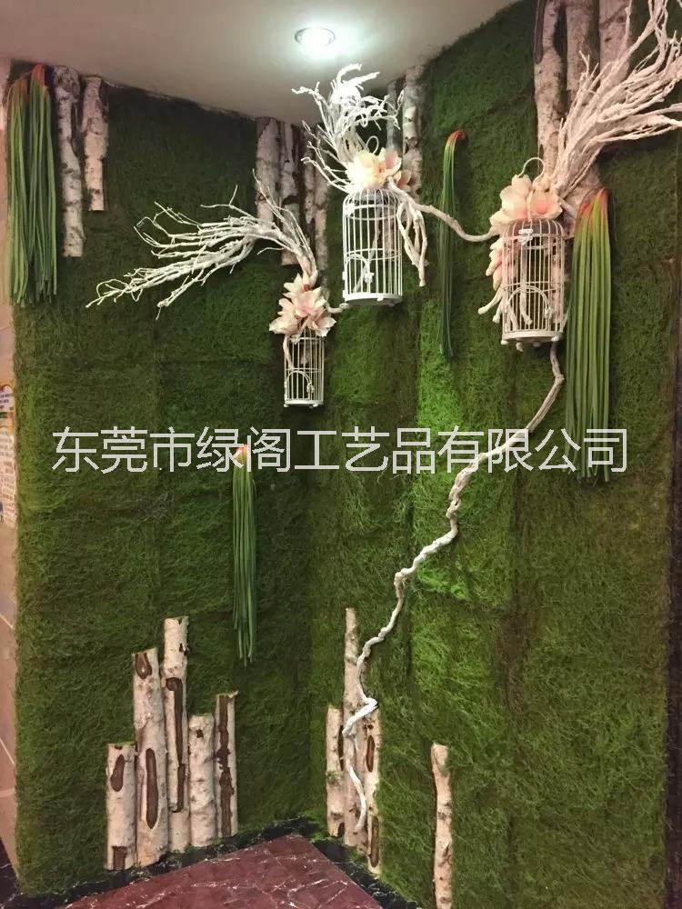 仿真植物墻 背景墻草坪綠化墻體地毯草皮假葉子掛墻綠植工程裝飾綠色植物