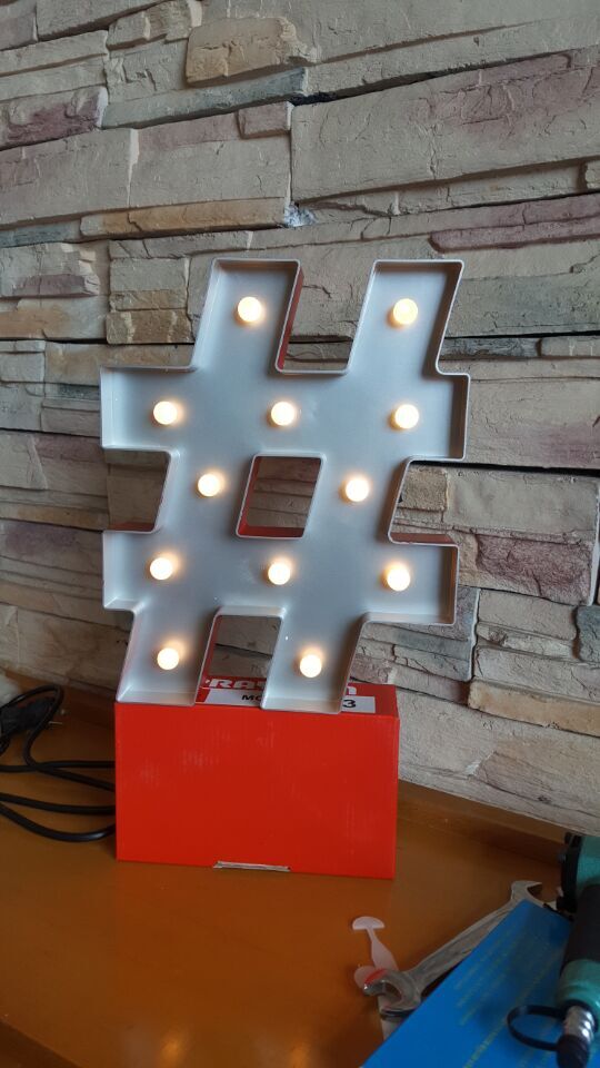 供應(yīng)婚慶道具字母燈 ABS塑料字母燈