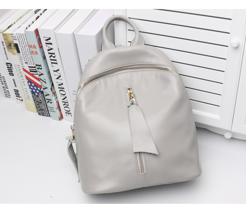 女包雙肩包加工廠女包雙肩包韓版旅行小包頭層牛皮女廠家直銷