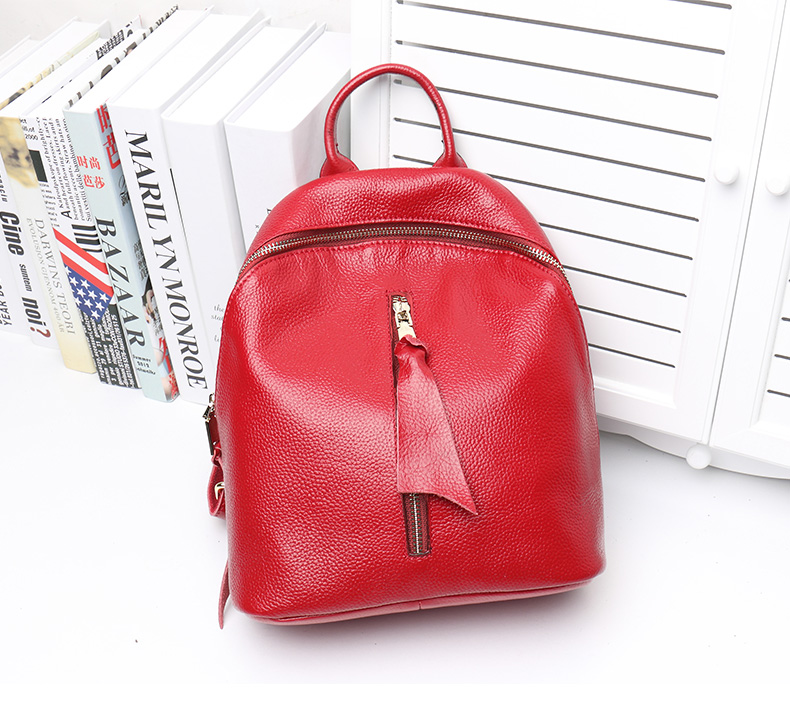 女包雙肩包加工廠女包雙肩包韓版旅行小包頭層牛皮女廠家直銷