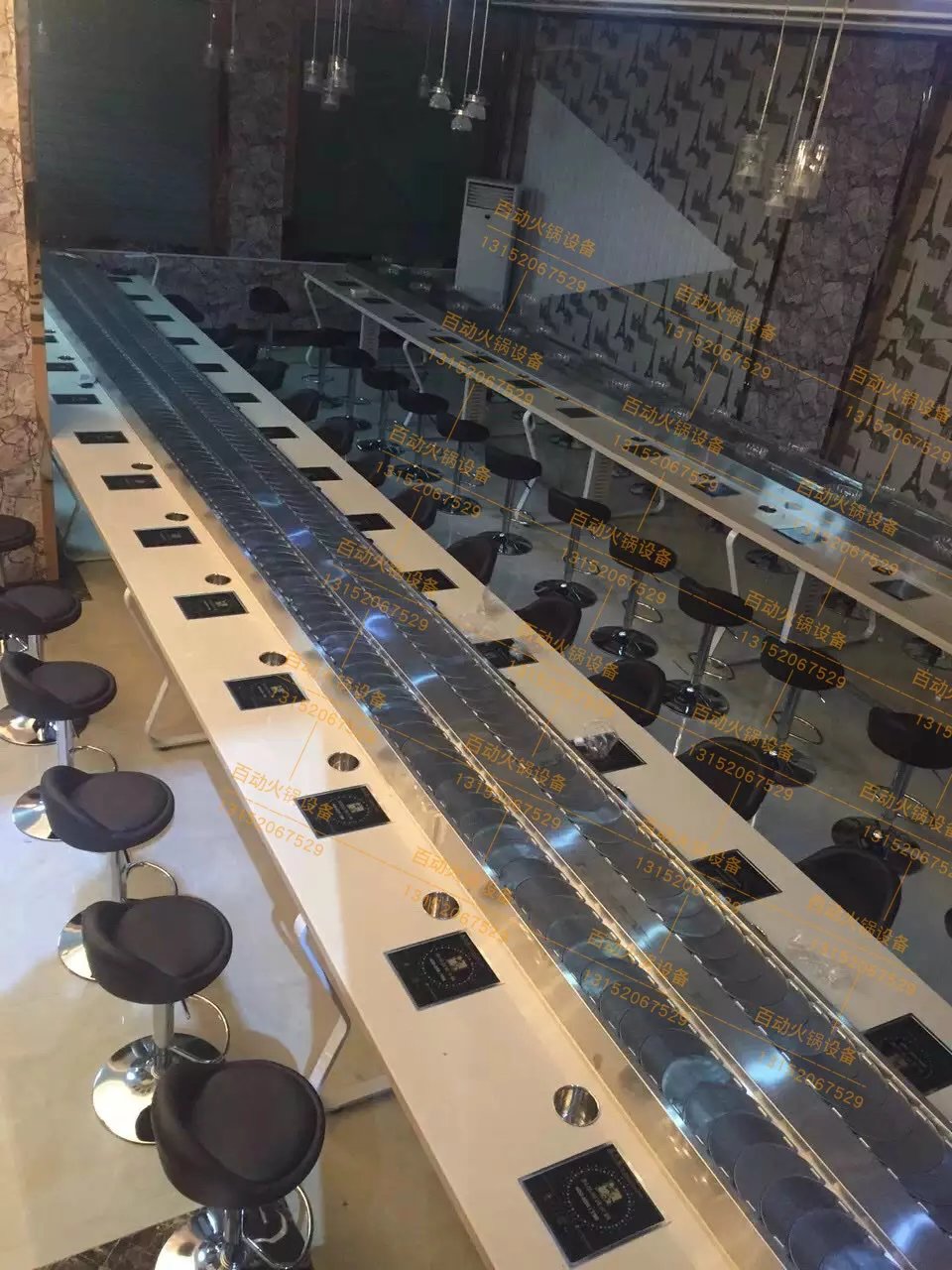 旋轉(zhuǎn)小火鍋設(shè)備價格表