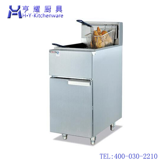 西餐廳炸爐_西餐廳單缸電炸爐_西餐廳雙缸燃氣炸爐_落地式連柜座炸爐