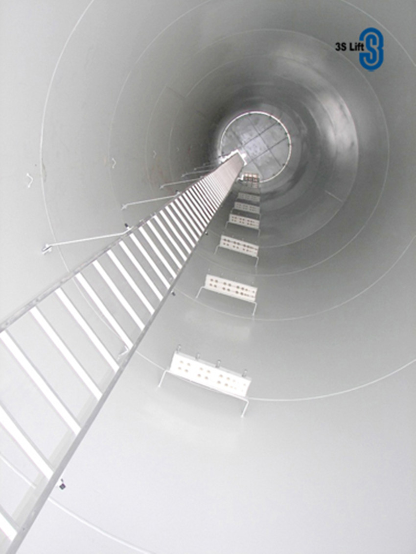 供應(yīng)3slift鋁合金爬梯，護(hù)欄，爬梯防墜落系統(tǒng)，高空作業(yè)爬梯