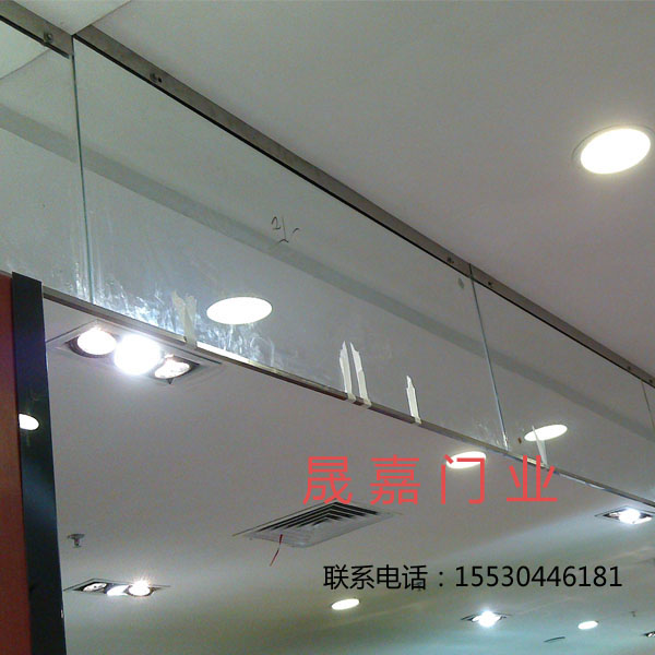 銫鉀防火玻璃 銫鉀防火玻璃_夾絲玻璃垂壁_0.6單片鋼化防火玻璃垂壁