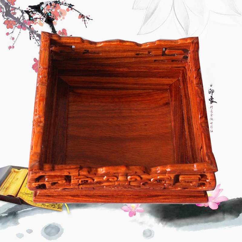 紅木非洲花梨木質(zhì)工藝品底座擺件