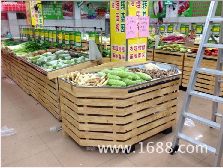 水果 蔬菜架 超市木質(zhì)貨架 水果蔬菜堆頭促銷臺  超市木質(zhì)貨架 蔬菜堆頭促銷臺