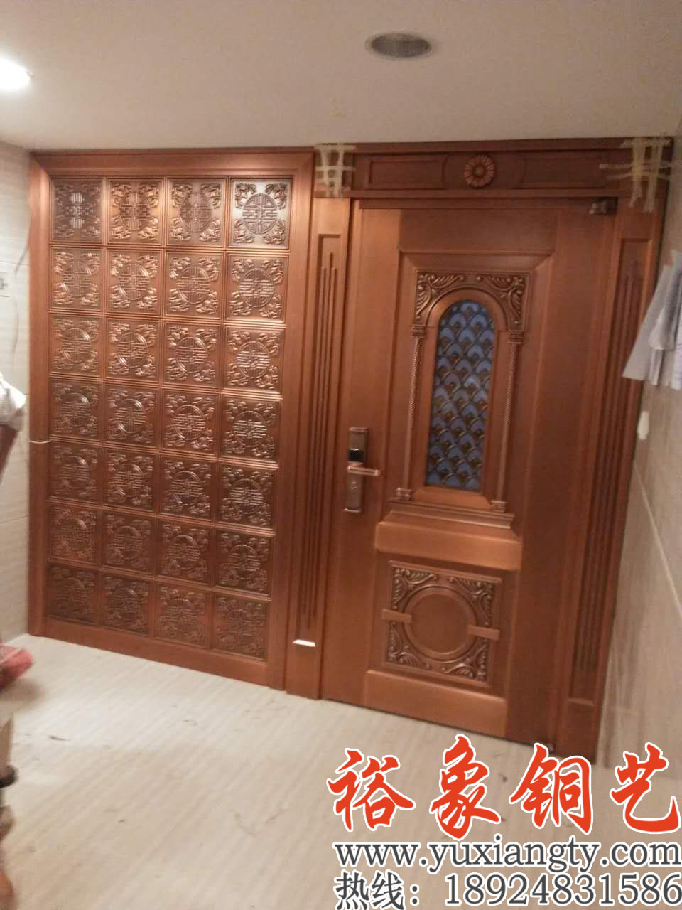 裕象銅藝-供應(yīng)裕象銅門/別墅銅門