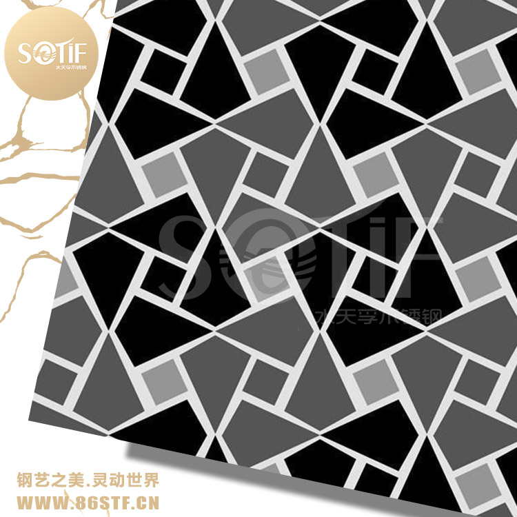 不銹鋼彩色覆膜裝飾板_304不銹鋼廠家定制_精美天花裝飾板