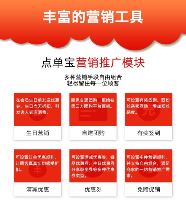 點(diǎn)單寶智慧云餐廳管理系統(tǒng)
