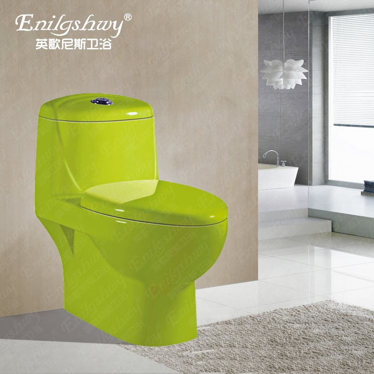 彩色馬桶 雙色座便器 純色坐便器 衛(wèi)浴廠家