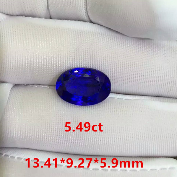 5.49克拉橢圓形坦桑石戒面  顏色5A 凈度干凈 深圳寶石批發(fā) 裸石定制成品戒指 吊墜18820154102