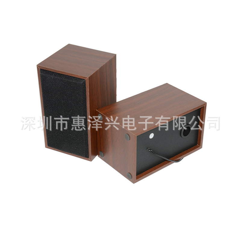 廠家定制木質音箱 AC電源有源音響 家庭影院hifi桌面音響電腦對箱