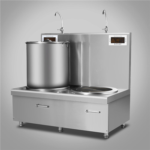 昆明韻芯商用電磁煲湯爐15KW 雙頭電磁低湯平頭灶 大功率矮仔爐 包郵