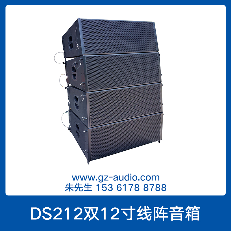 DS212雙12寸線陣音箱 舞臺遠(yuǎn)射程大功率高音專業(yè)線性陣列音響