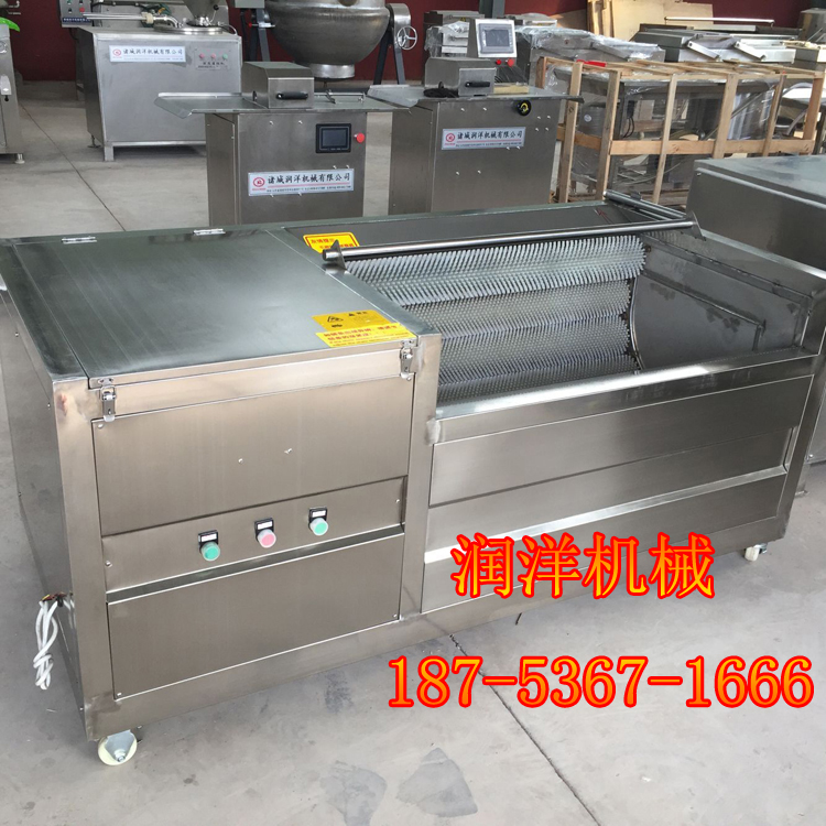 果蔬清洗去皮機(jī) 紅薯土豆去皮胡蘿卜山芋清洗機(jī)