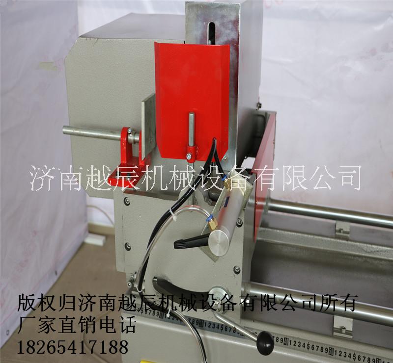 供應(yīng)濟南越辰塑鋼型材雙頭切割鋸床 ，塑鋼門窗設(shè)備廠家直銷，全套塑鋼門窗設(shè)備價格