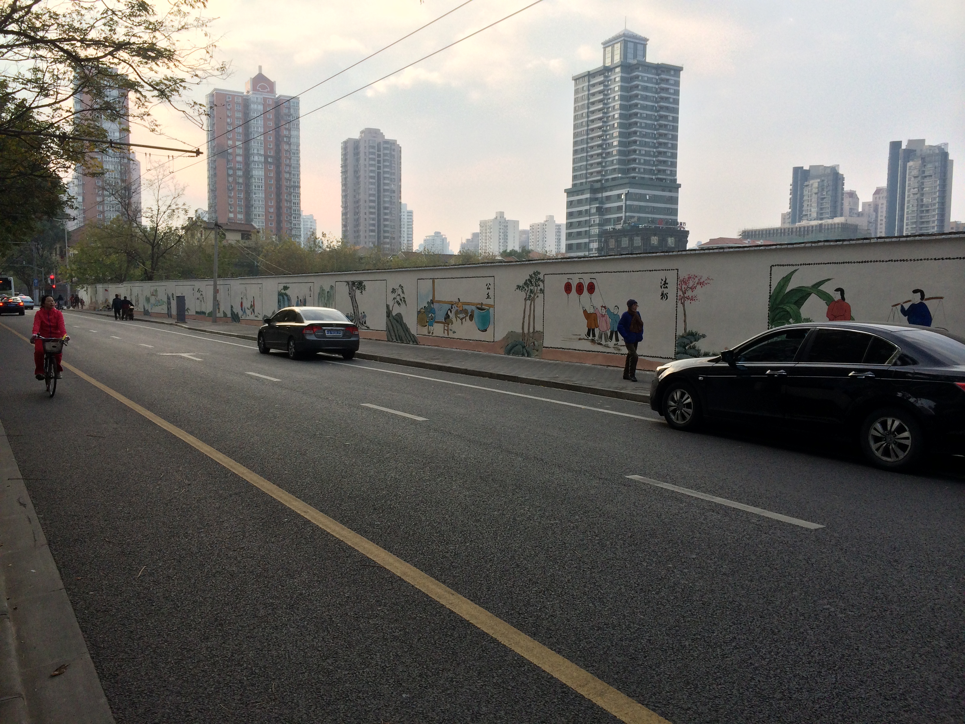 上海房地產(chǎn)外墻手繪_外墻墻體彩繪_房地產(chǎn)宣傳廣告手繪