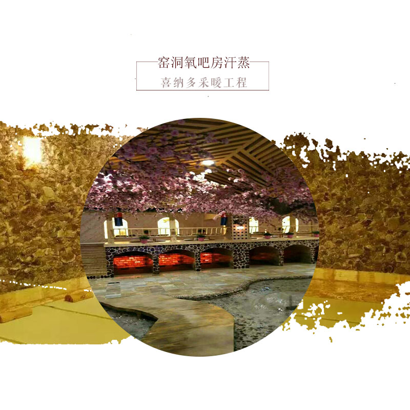 長春窯洞氧吧房汗蒸鹽磚鹽浴房 喜馬拉雅鹽浴房建設工程