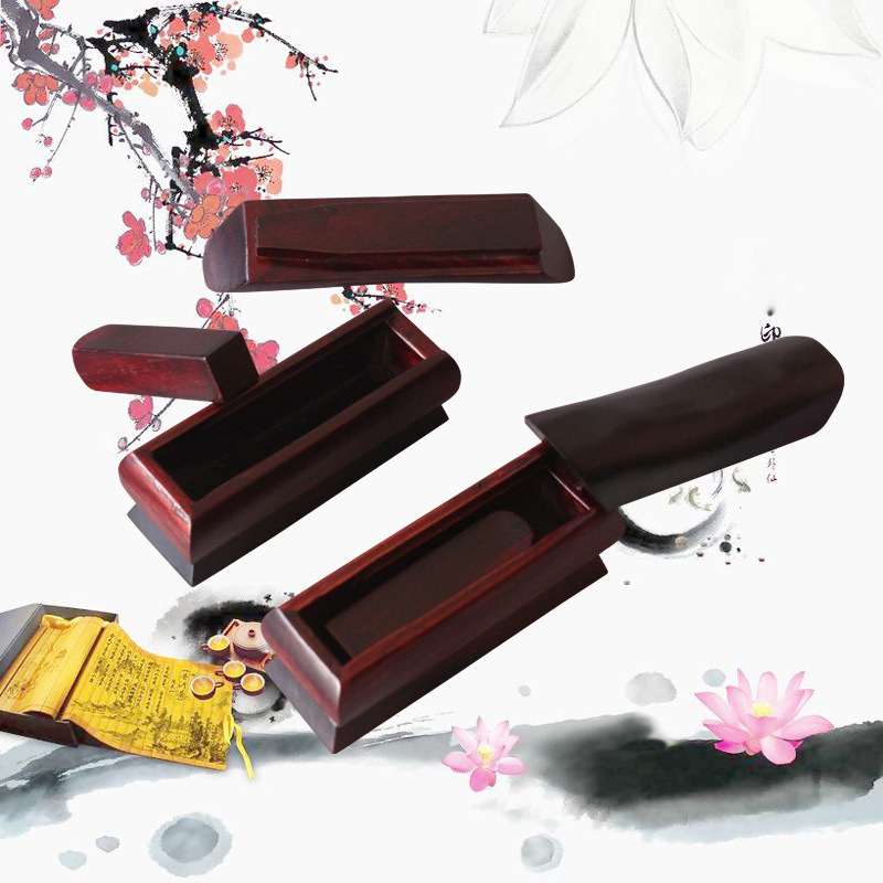 紅木工藝品酸枝升官發(fā)財印章盒