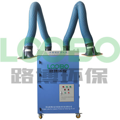 青島環(huán)保公司供應(yīng)*煙塵凈化器，焊接車間除塵器濾芯，*可靠 *雙濾筒大風(fēng)量煙塵凈化器