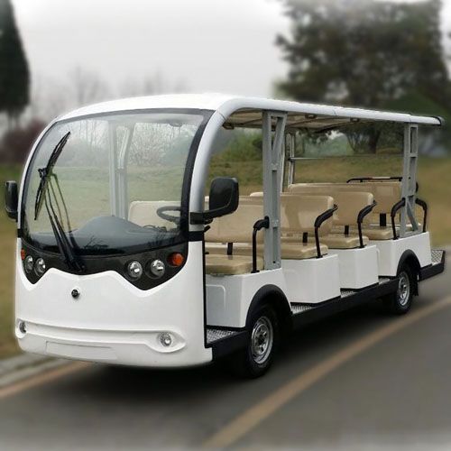 廣東11座電動觀光車出售，旅游景區(qū)游覽車，廠家直銷/批發(fā)。 11座休閑旅游觀光車出售