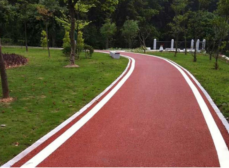 浙江金華盼石透水地坪路面彩色透水地坪行情透水地坪施工工藝金華彩色