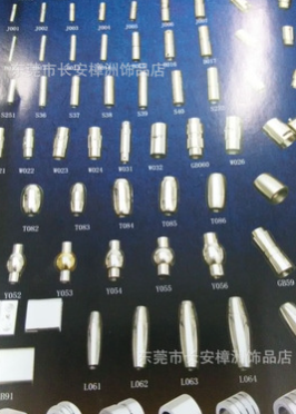 廠家供應(yīng)不銹鋼皮繩扣 米?？?飾品繩扣 不銹鋼小米扣 手鏈項鏈繩扣