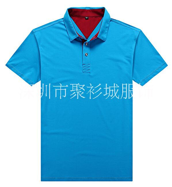 翻領短袖文化衫高爾夫polo衫 翻領短袖文化衫高爾夫polo衫 廣州翻領短袖文化衫polo衫定制