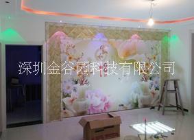 平湖金谷園UV噴繪機 PVC發(fā)泡材料上色機 UV噴繪機 在不同色彩是上的材質(zhì)都可以打印圖案上去 個性 獨特  時尚