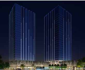 北京朝陽樓宇亮化工程 幕墻亮化工程 城市亮化工程設計