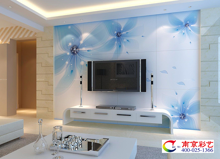 彩藝uv 彩藝uv平板打印機(jī)理光背景墻打印護(hù)墻板打印機(jī)