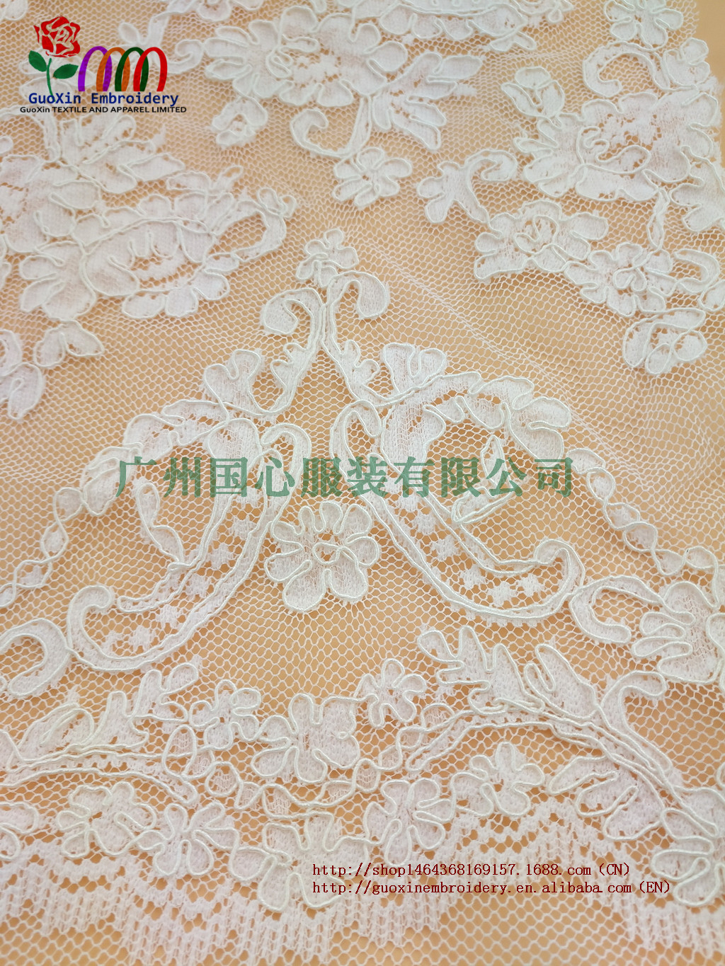 賈卡棉線花邊蕾絲面料 現(xiàn)貨供應(yīng)各種花邊 蕾絲 *